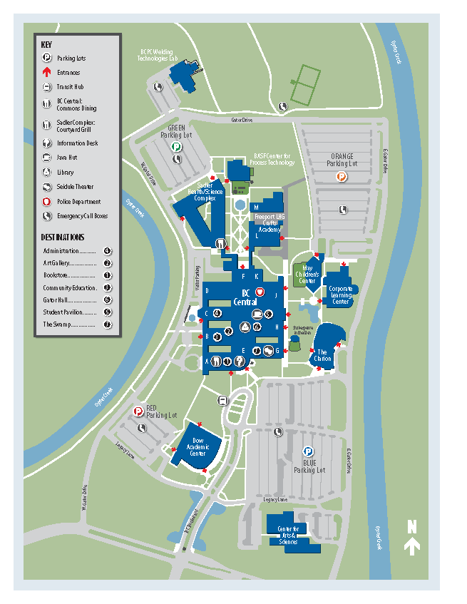 Campus Map - Brazosport College - Acalog ACMS™