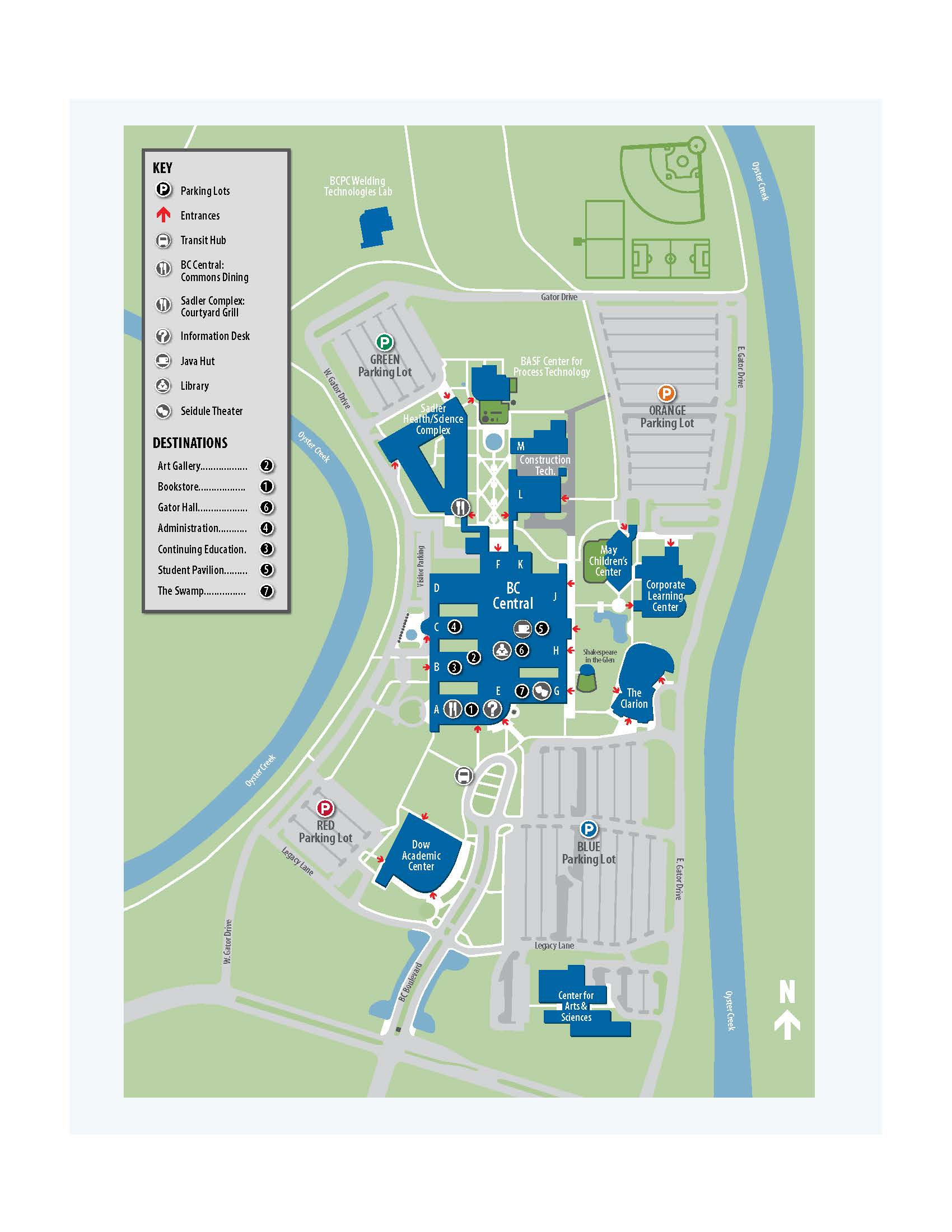 Campus Map - Brazosport College - Acalog ACMS™